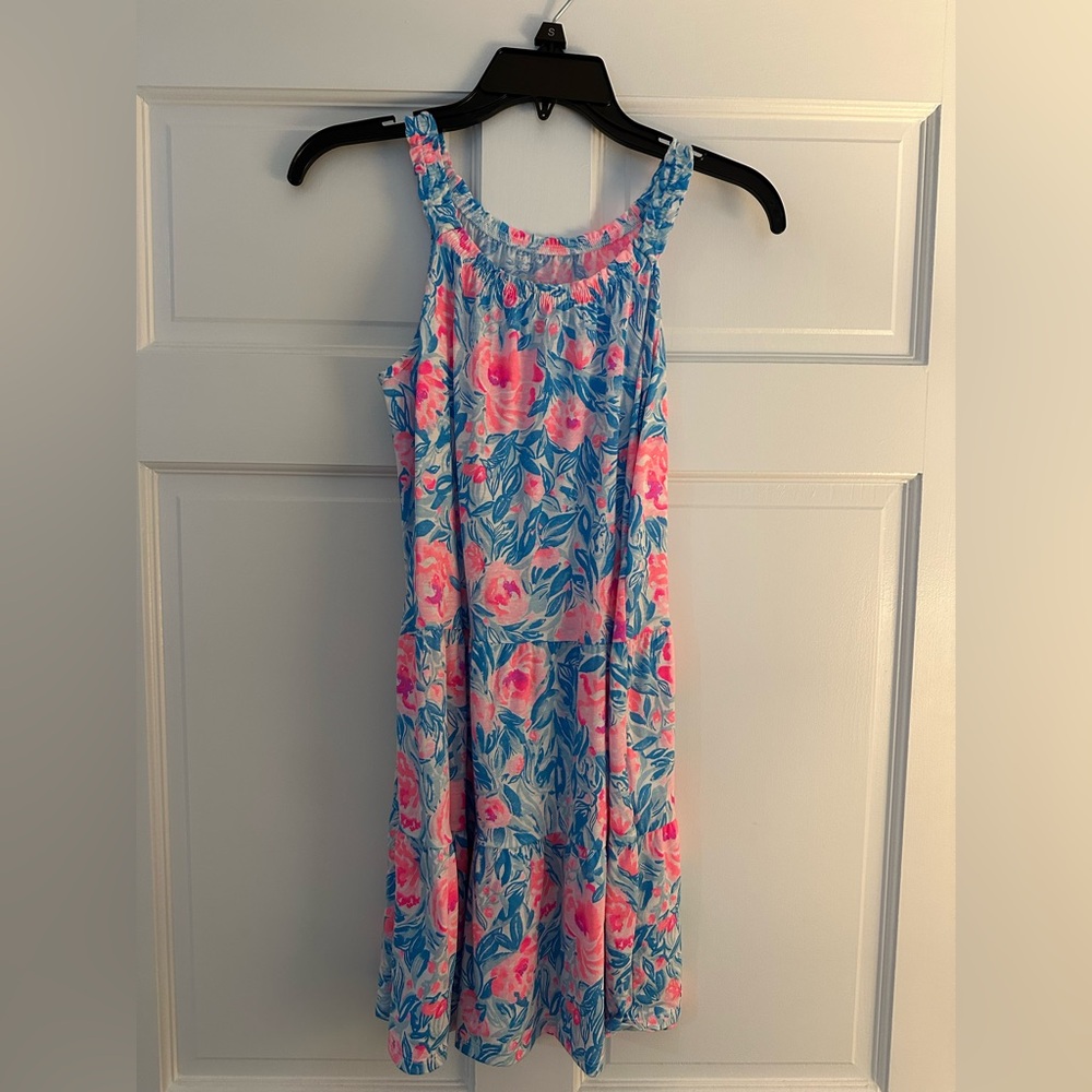 Lilly Pulitzer Blue and Pink Floral Dress